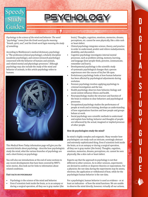 Cover image for Psychology